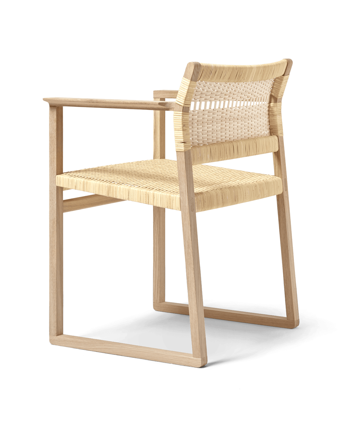 Fredericia BM62 Armchair rotting. Velg sete og treverk