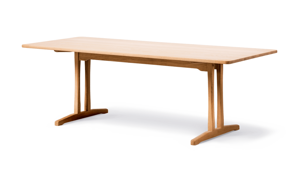 Fredericia C18 Mogensen Shaker Table 220 × 90 cm. Velg treverk