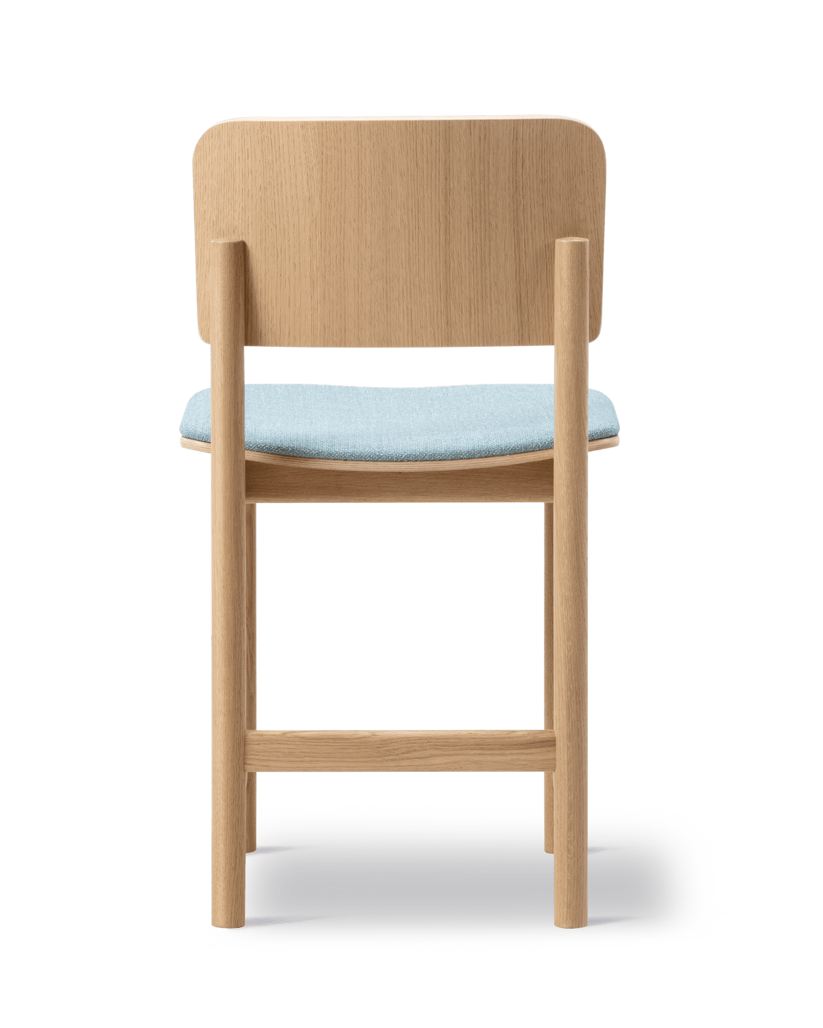 Fredericia Plan Wood Chair setepolstret. Velg tekstil og treverk