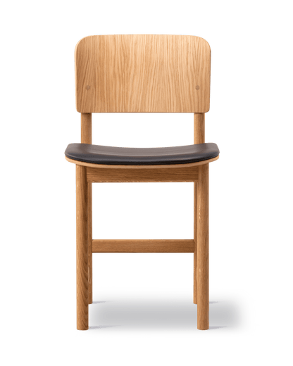 Fredericia Plan Wood Chair setepolstret. Velg tekstil og treverk.