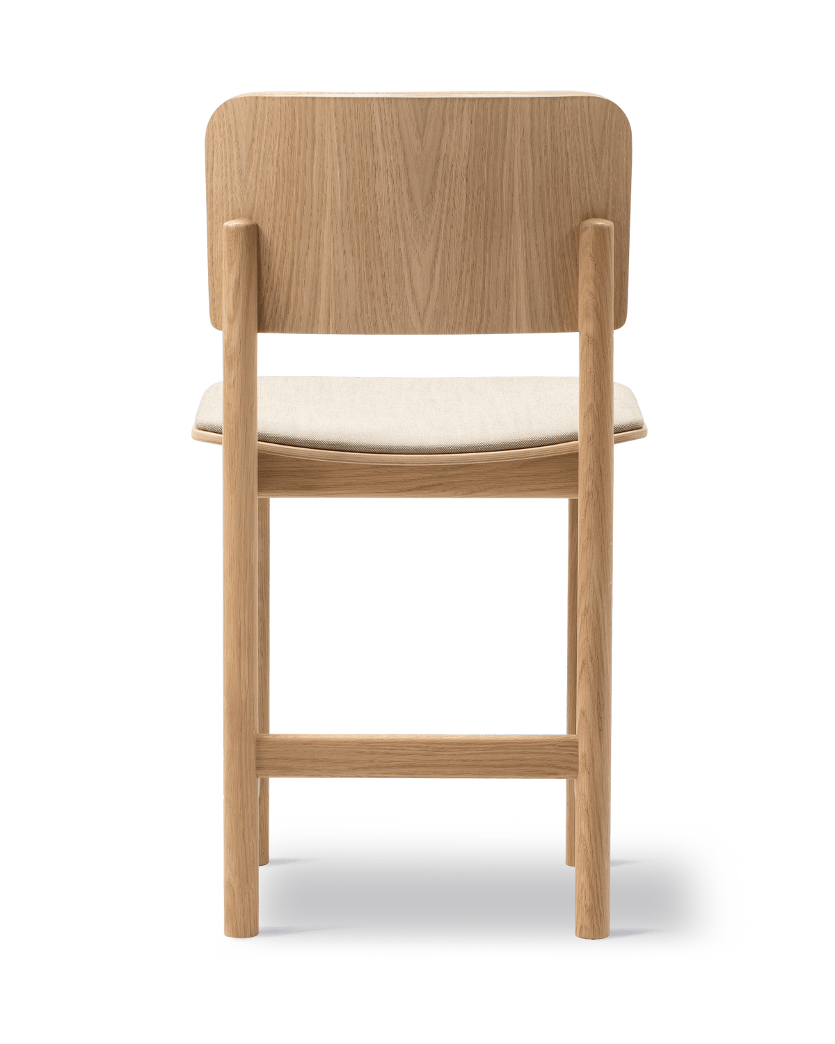 Fredericia Plan Wood Chair setepolstret. Velg tekstil og treverk