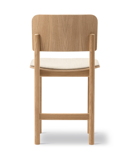 Fredericia Plan Wood Chair setepolstret. Velg tekstil og treverk