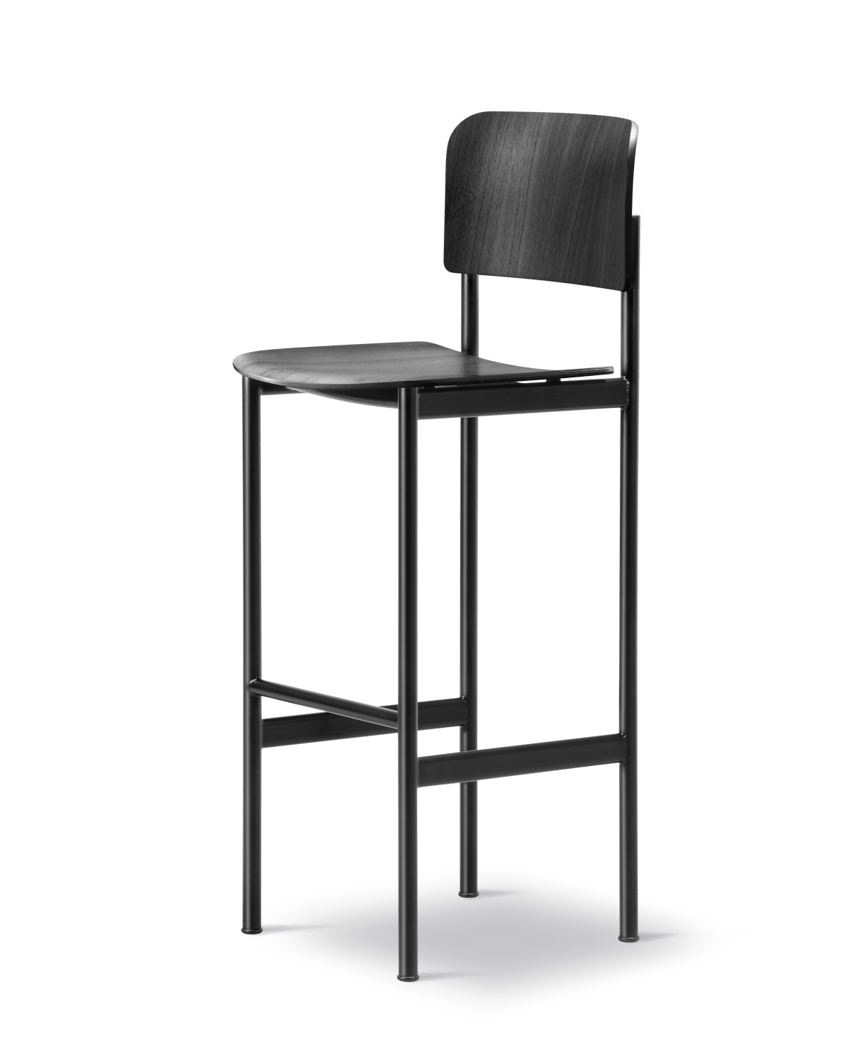 Fredericia Plan Barstool tresete. Velg understell og treverk