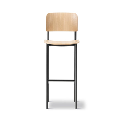 Fredericia Plan Barstool tresete. Velg understell og treverk