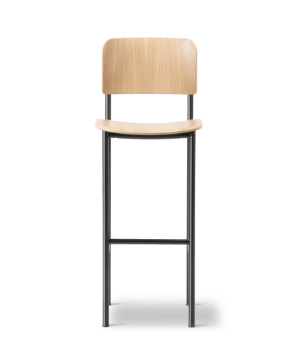 Fredericia Plan Barstool tresete. Velg understell og treverk.