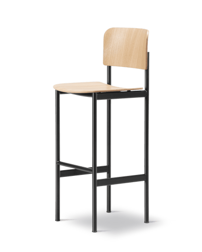 Fredericia Plan Barstool tresete. Velg understell og treverk