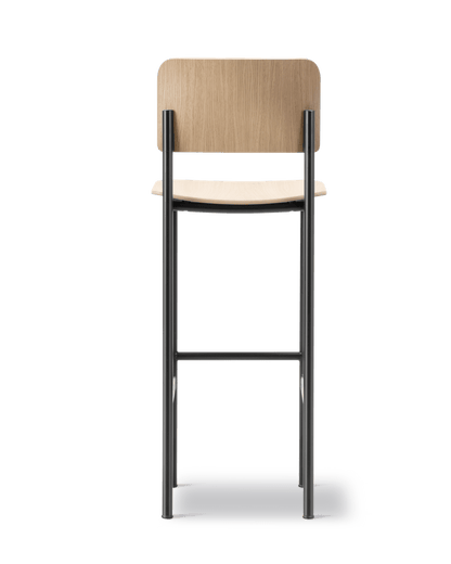 Fredericia Plan Barstool tresete. Velg understell og treverk