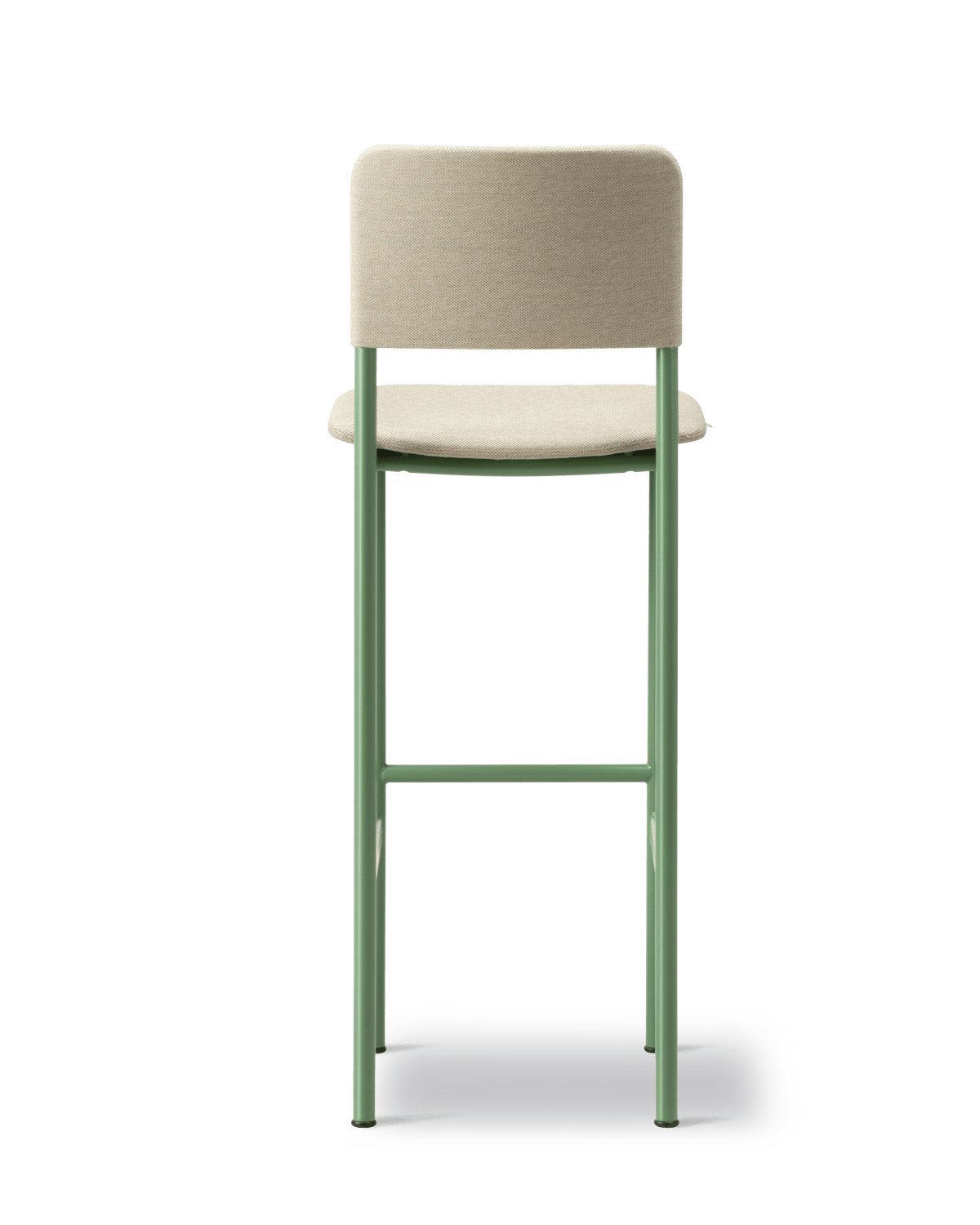 Fredericia Plan Barstool fullpolstret. Velg tekstil og understell