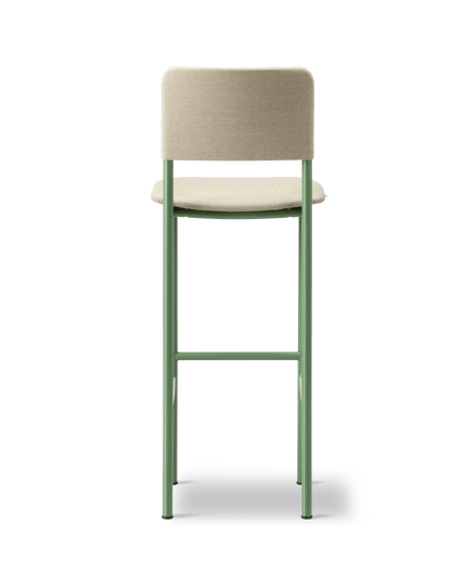 Fredericia Plan Barstool fullpolstret. Velg tekstil og understell