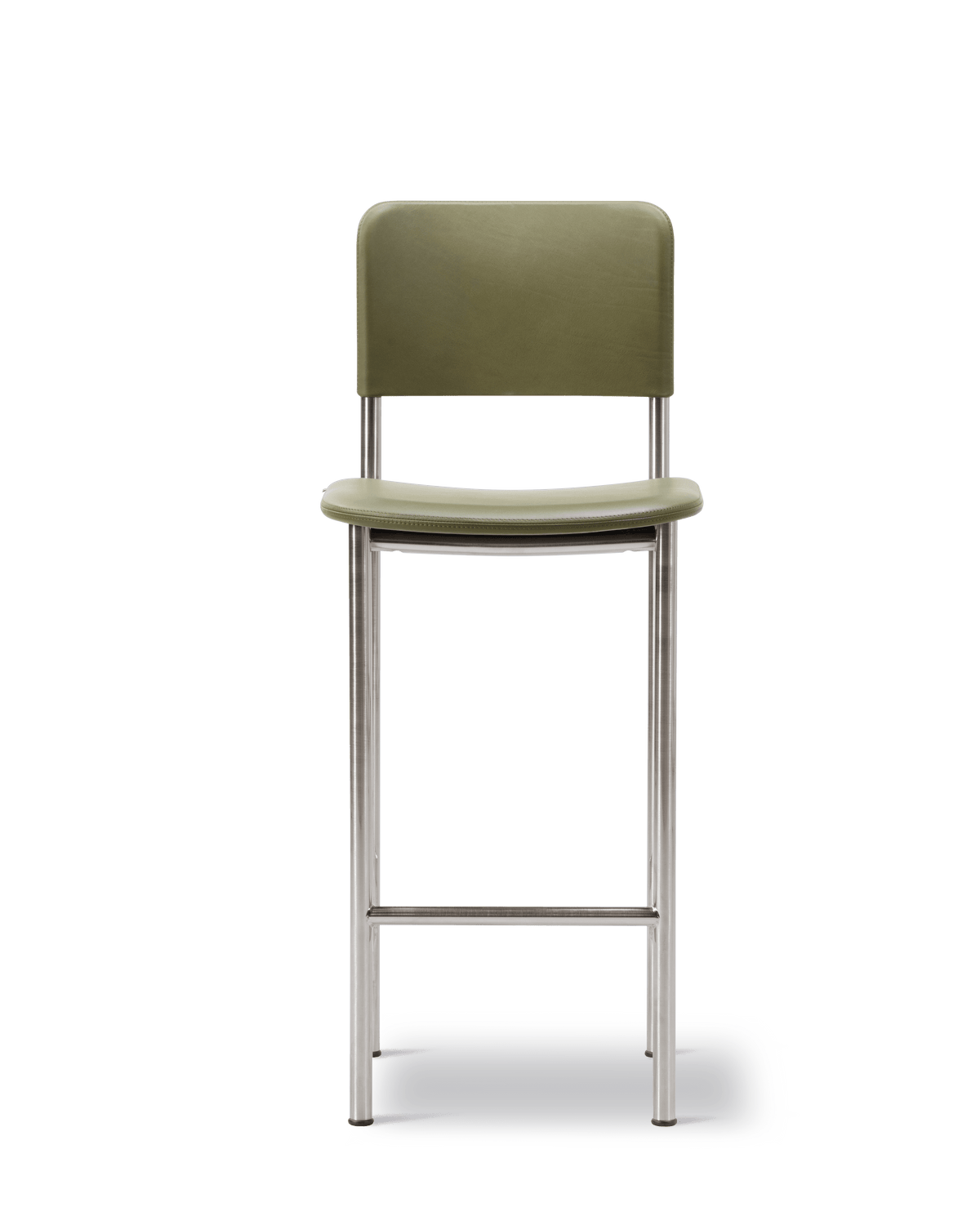 Fredericia Plan Barstool fullpolstret. Velg tekstil og understell