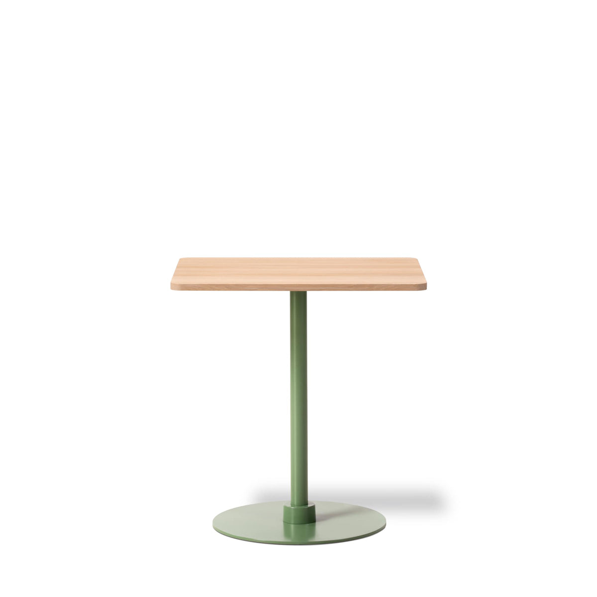 Fredericia Plan Table søylebord 70 × 60 cm. Velg understell og bordplate