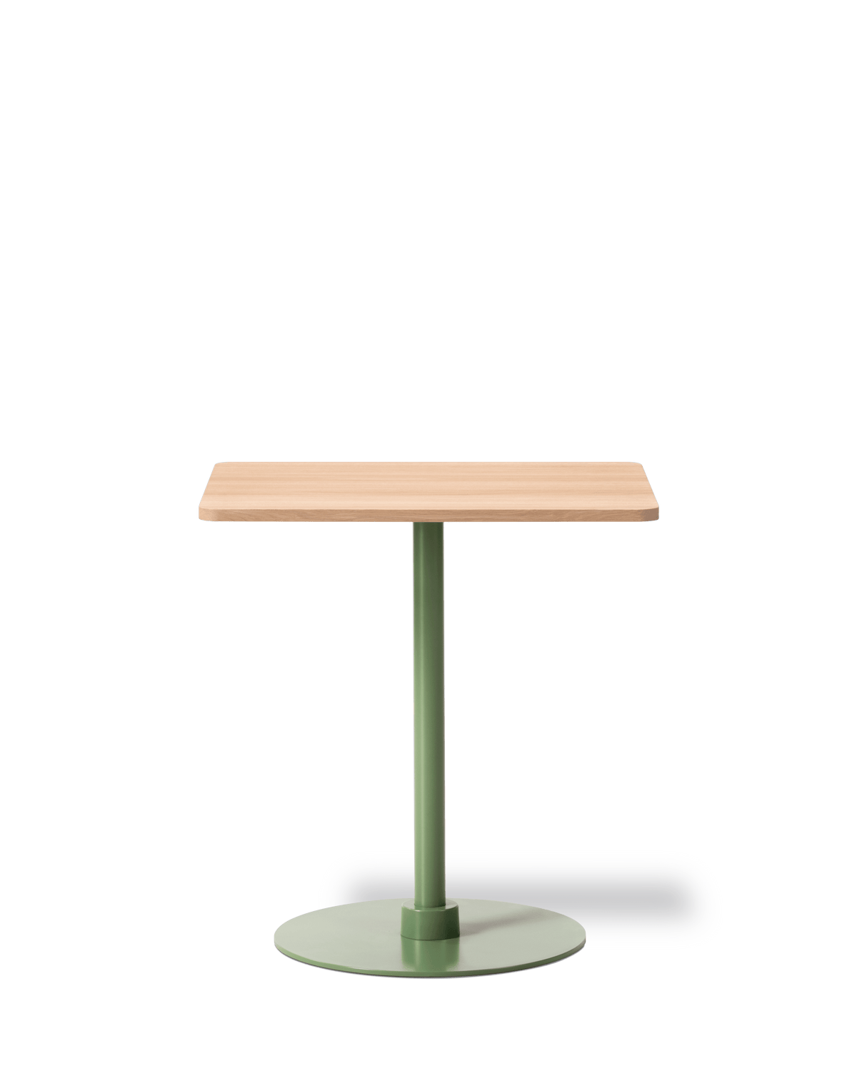 Fredericia Plan Table søylebord 70 × 60 cm. Velg understell og bordplate.