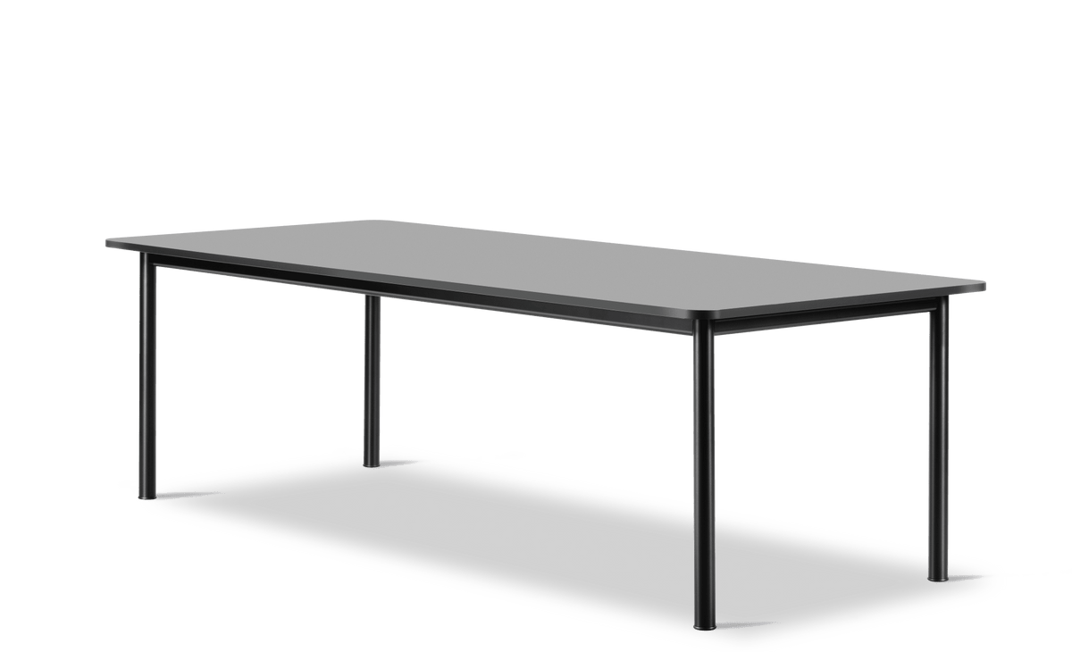 Fredericia Plan Table bord 240 × 100 cm. Velg understell, høyde og bordplate