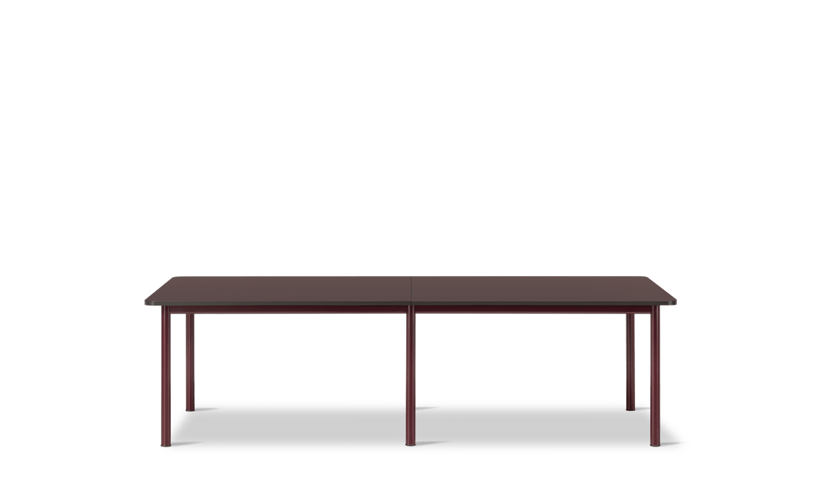 Fredericia Plan Table konfigurasjon B, 260 × 120 cm. Velg understell, høyde og bordplate