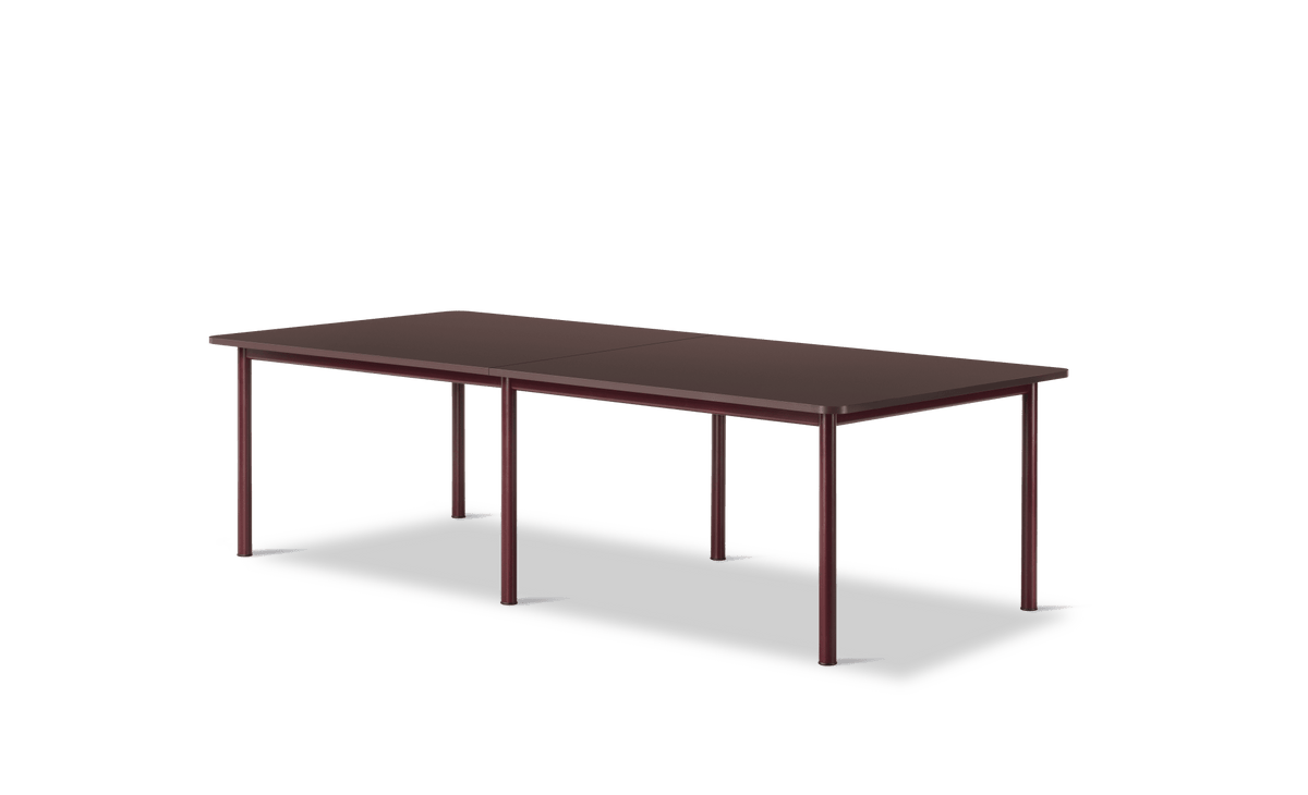 Fredericia Plan Table konfigurasjon B, 260 × 120 cm. Velg understell, høyde og bordplate