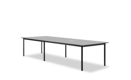 Fredericia Plan Table konfigurasjon D, 320 × 120 cm. Velg understell, høyde og bordplate