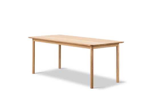 Fredericia Plan Wood Table bord 160 × 90 cm. Velg treverk og bordplate