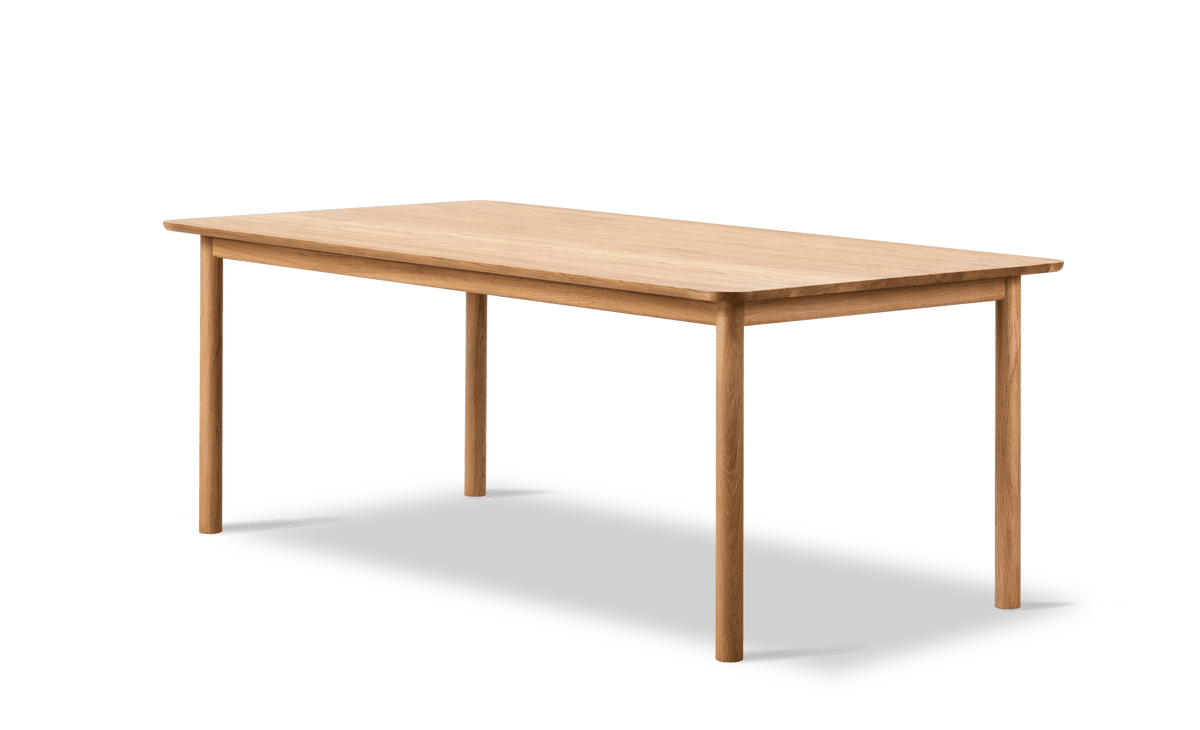 Fredericia Plan Wood Table bord 200 × 100 cm. Velg treverk og bordplate