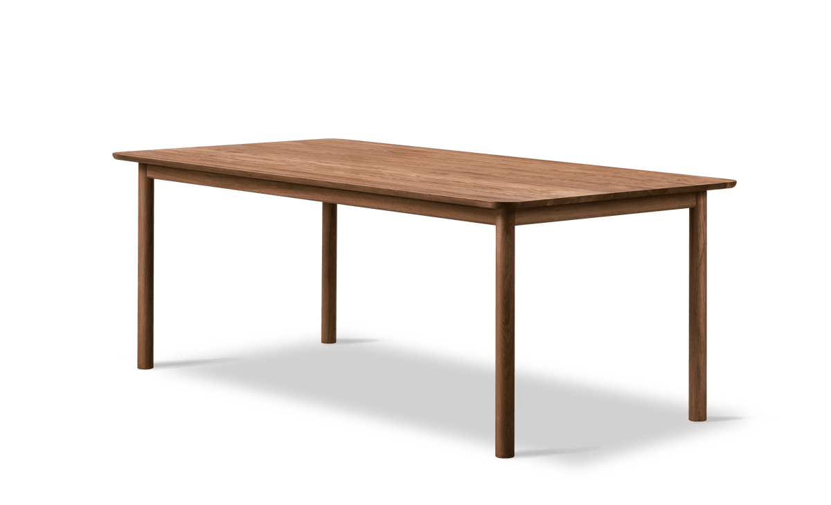 Fredericia Plan Wood Table bord 200 × 100 cm. Velg treverk og bordplate