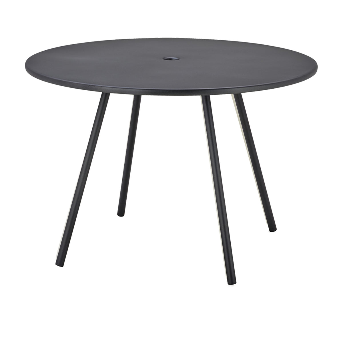 Cane-line Area spisebord Ø110 cm, lava grey aluminium
