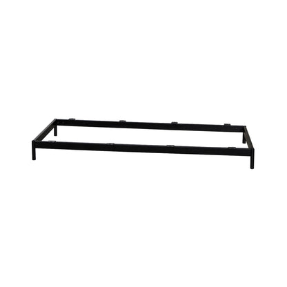 Cane-line Aura stelmodul 2-seter 145×65 cm, sort metall