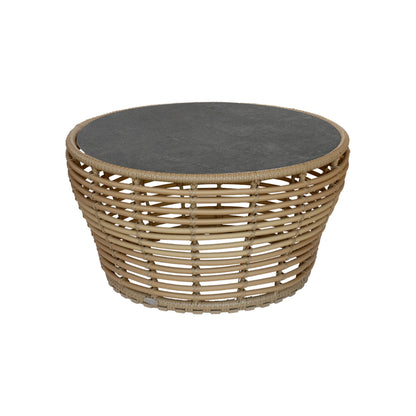 Cane-line Basket sofabord medium, Ø70 cm. Velg bordplate