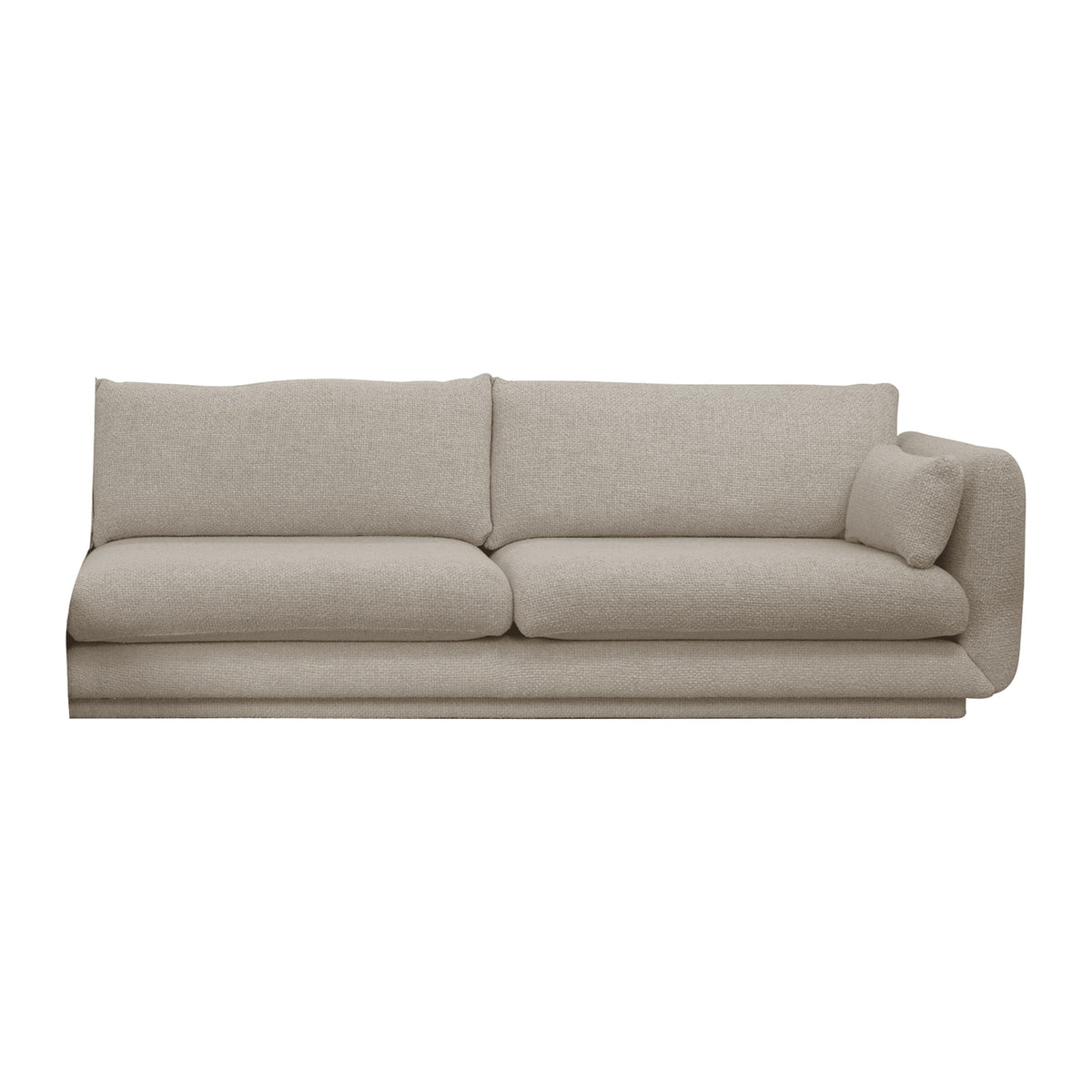 Cane-line Bloom 3-seter sofamodul venstre m/sokkel, 240 cm