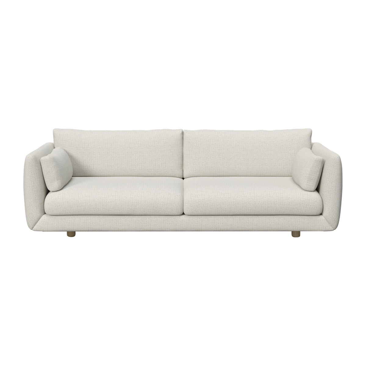 Cane-line Bloom 3-seter sofa m/teakbein, 250 cm