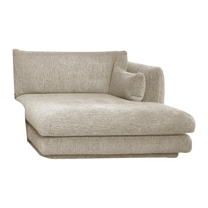 Cane-line Bloom sjeselongmodul venstre m/sokkel, 124×170 cm
