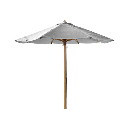 Cane-line Classic parasoll Ø 2,4 m m/snoretrekk, teak. Velg parasollfot