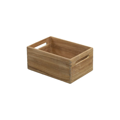 Cane-line Club oppbevaringsboks liten 24×35 cm, teak