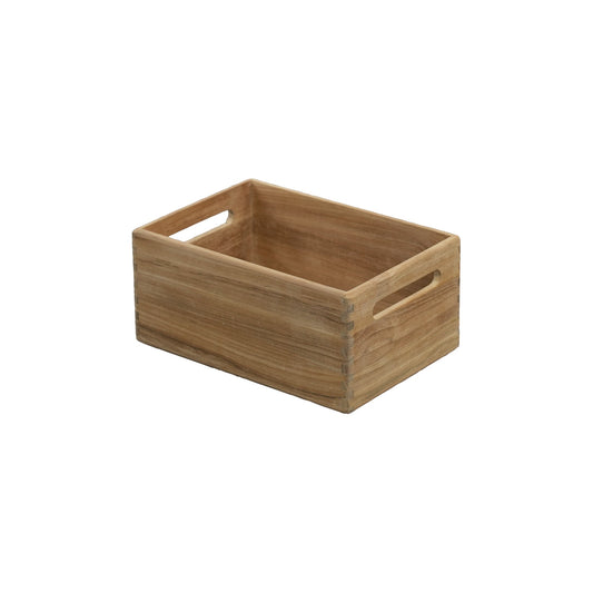 Cane-line Club oppbevaringsboks liten 24×35 cm, teak