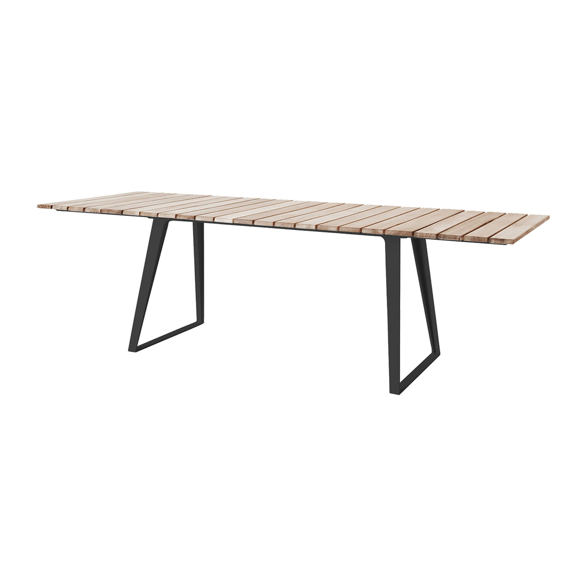 Cane-line Copenhagen spisebord 160(243)×84 cm med 2 ileggsplater