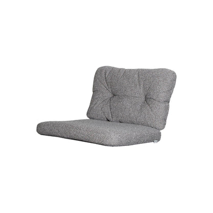 Cane-line Ocean putesett til loungestol, dark grey Wove