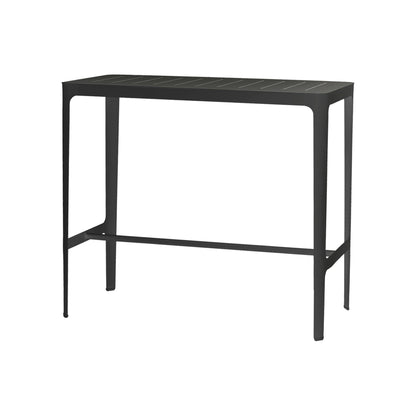 Cane-line Cut barbord 120×60 cm, sort aluminium