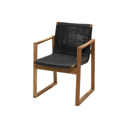 Cane-line Endless spisestol, dark grey Soft Rope m/teak – selges parvis, pris per stk