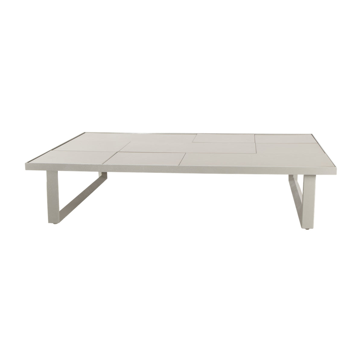 Cane-line Glaze sofabord 120×70 cm, sand, glasert lavastein