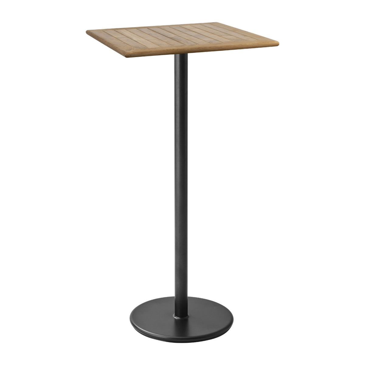 Cane-line Go barbord 72×72 cm, teak. Velg understell