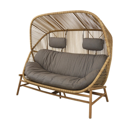 Cane-line Hive 2-seter sofa, teak. Velg putesett