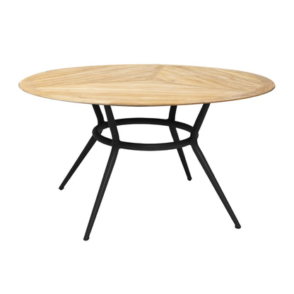 Cane-line Joy spisebord Ø120 cm, teak. Velg understell