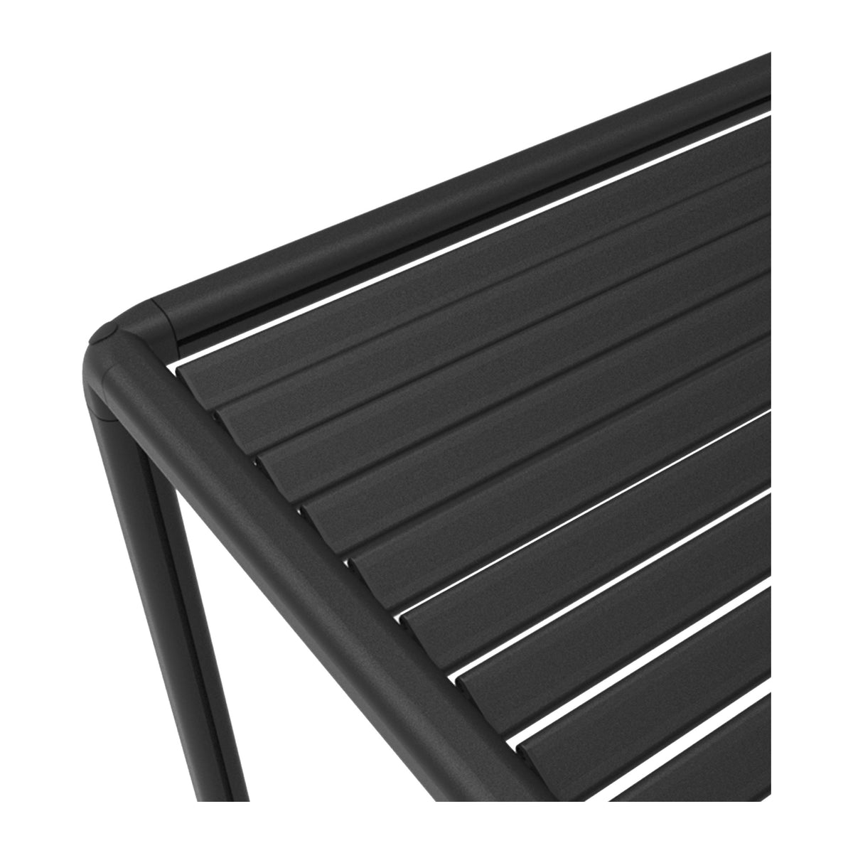 Cane-line Laze tak/sidepanel til cabana, lava grey aluminium