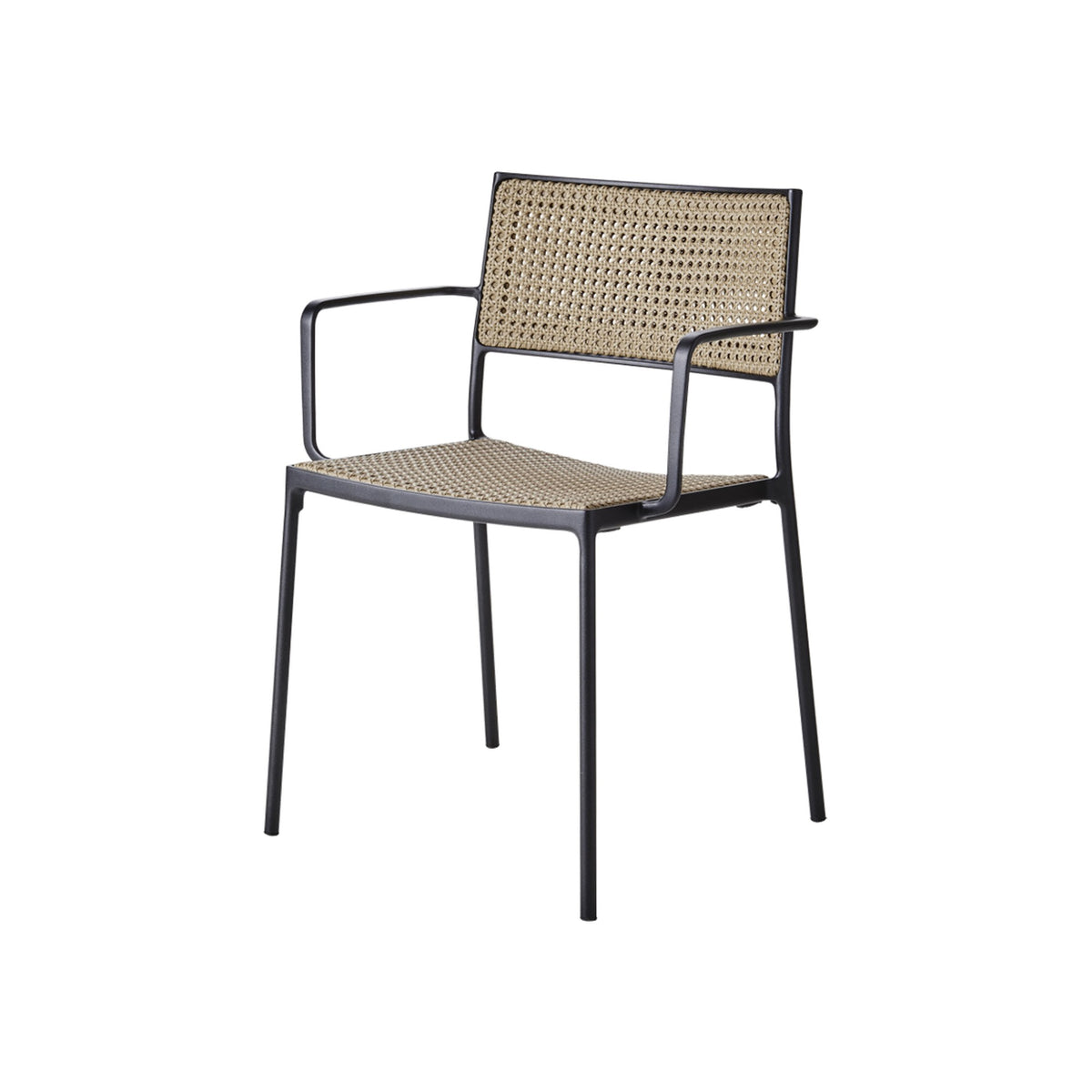 Cane-line Less stol m/armlener, stablebar. Velg utførelse