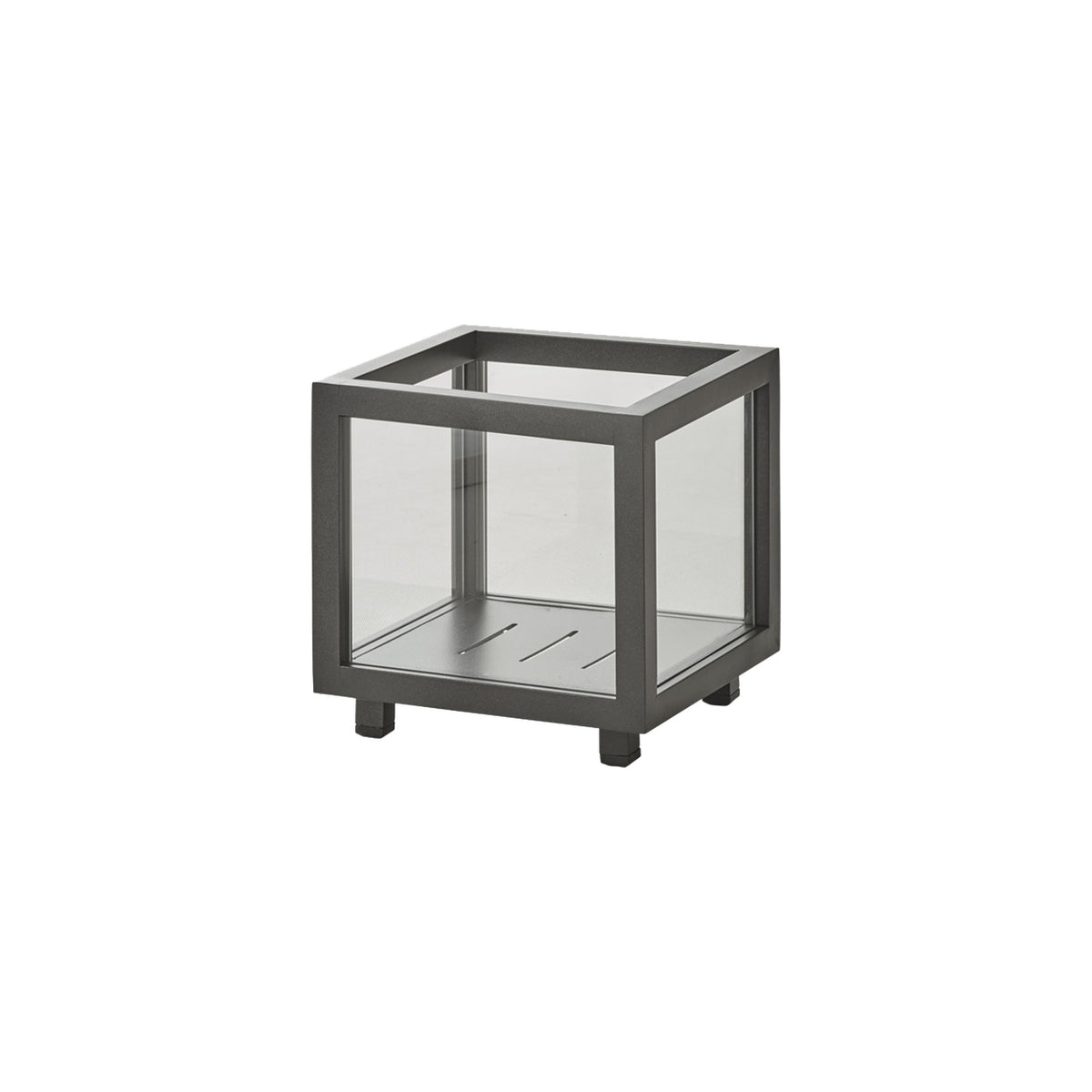 Cane-line Lightbox lanterne liten, lava grey aluminium