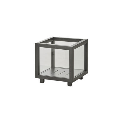 Cane-line Lightbox lanterne liten, lava grey aluminium