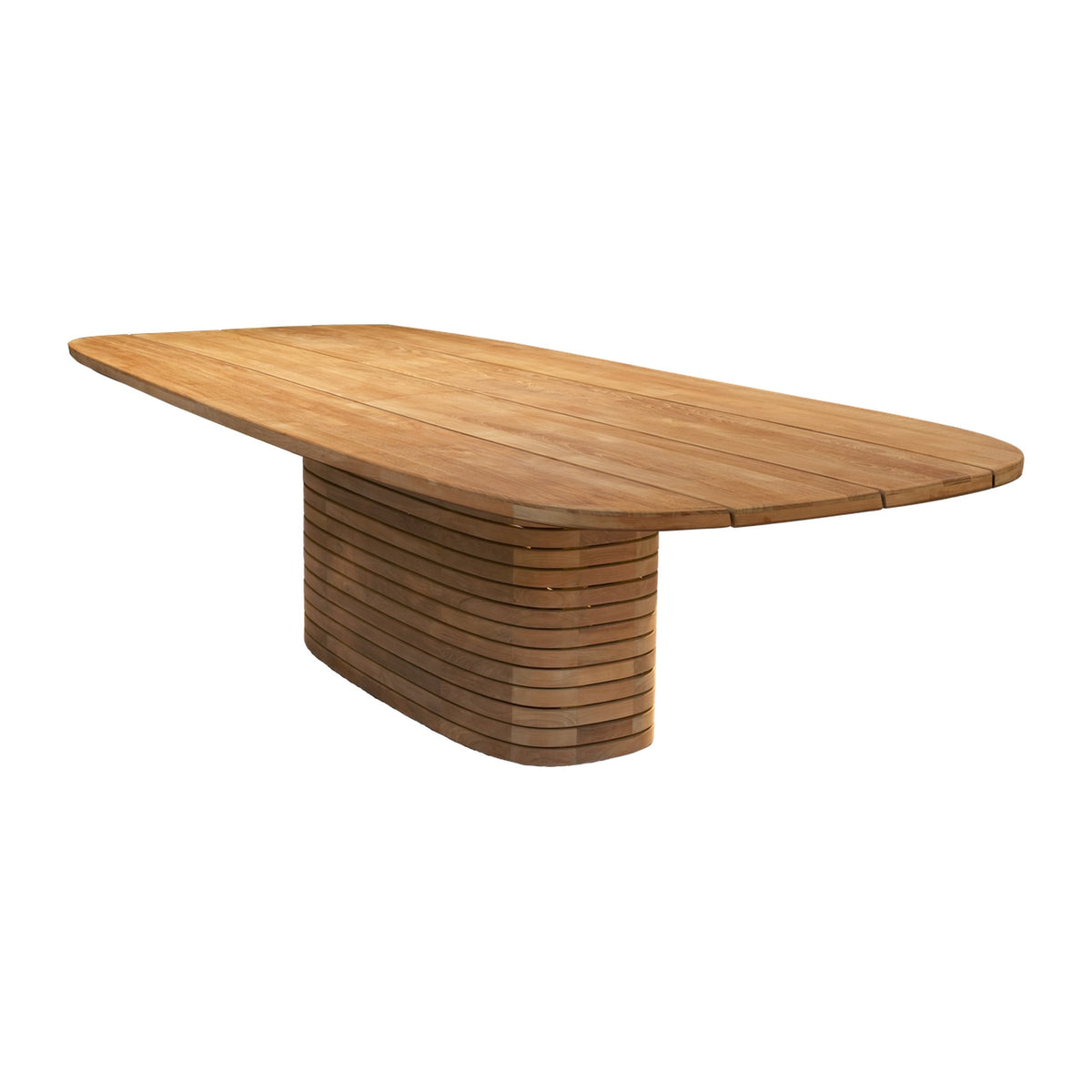 Cane-line Mellow spisebord ovalt 300×130 cm, teak