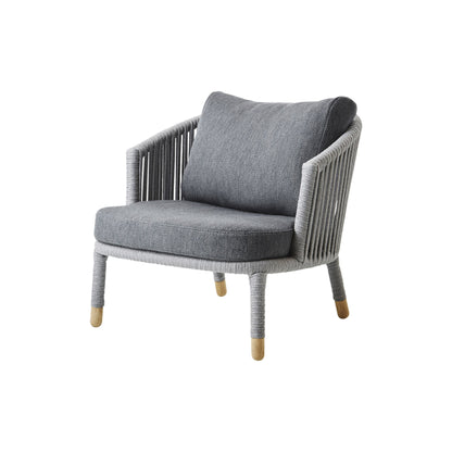 Cane-line Moments loungestol, Soft Rope m/AirTouch-puter. Velg farge