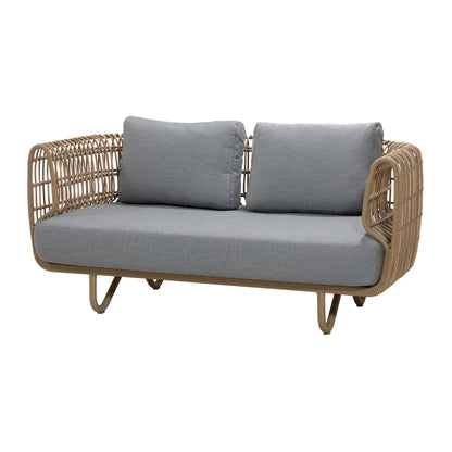 Cane-line Nest 2-seter sofa, Weave m/puter. Velg utførelse