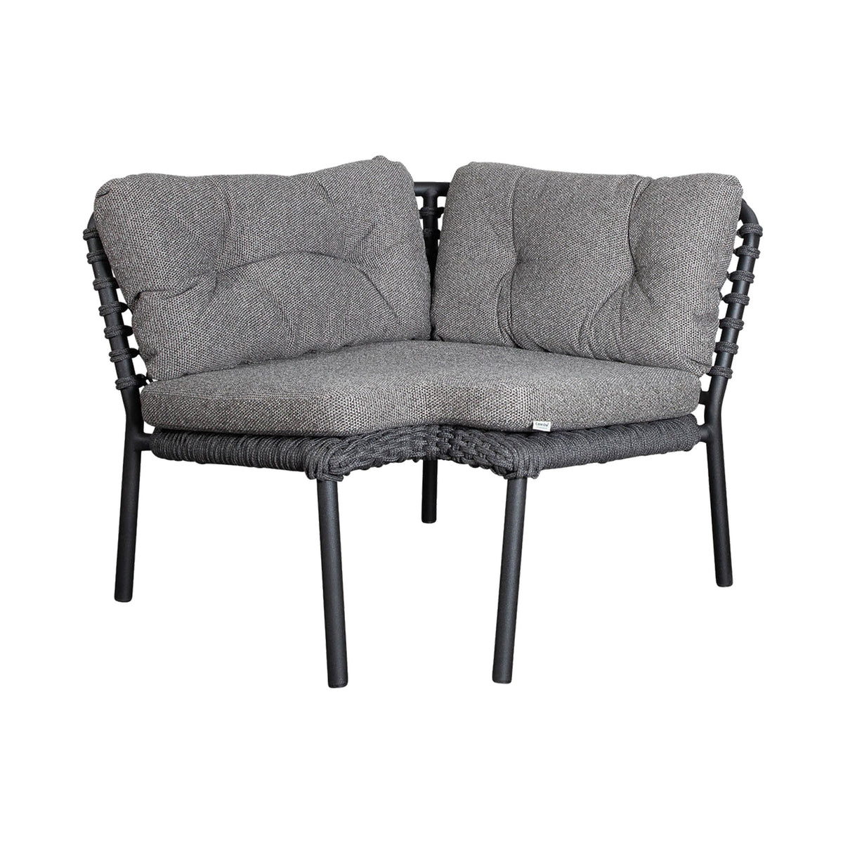 Cane-line Ocean hjørnemodul m/putesett, dark grey
