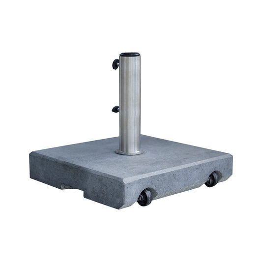 Cane-line parasollfot med hjul, granitt 50 kg