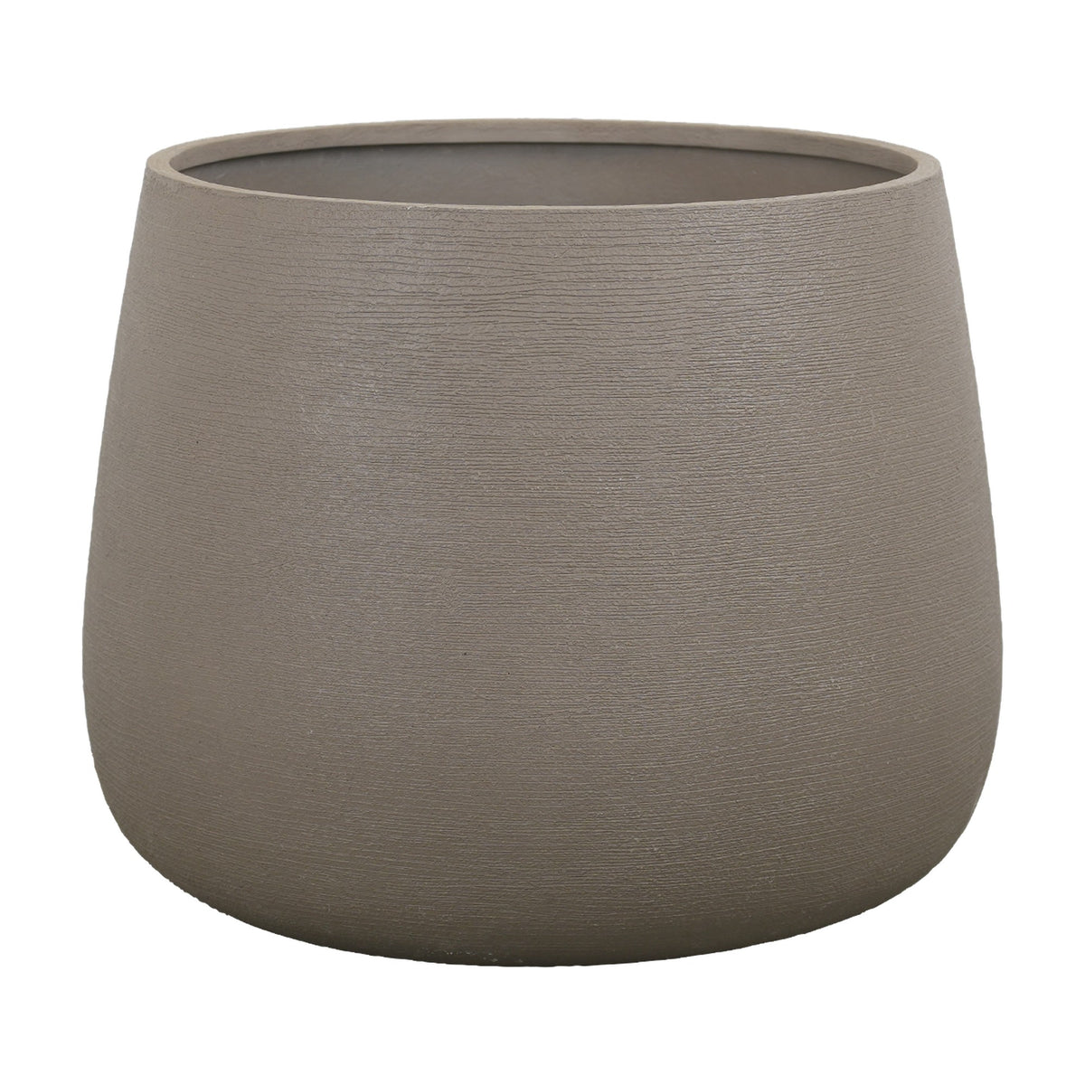 Cane-line Soil krukke rund stor, Ø 86 cm, Taupe structure